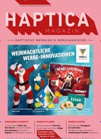 Titelbild der Ausgabe 4/2025 von Haptica Magazin. Diese Zeitschrift und viele weitere Businessmagazine als Abo oder epaper bei United Kiosk online kaufen.
