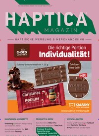 Titelbild der Ausgabe 6/2025 von Haptica Magazin. Diese Zeitschrift und viele weitere Businessmagazine als Abo oder epaper bei United Kiosk online kaufen.