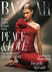 Titelbild der Ausgabe 12/2023 von Harpers Bazaar Deutschland. Diese Zeitschrift und viele weitere Modemagazine und DIY-Magazine als Abo oder epaper bei United Kiosk online kaufen.