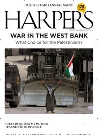 Titelbild der Ausgabe 5/2025 von Harpers Magazine. Diese Zeitschrift und viele weitere Wirtschaftsmagazine und Politikmagazine als Abo oder epaper bei United Kiosk online kaufen.