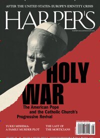 Titelbild der Ausgabe 8/2026 von Harpers Magazine. Diese Zeitschrift und viele weitere Wirtschaftsmagazine und Politikmagazine als Abo oder epaper bei United Kiosk online kaufen.
