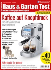 Titelbild der Ausgabe 5/2025 von Haus & Garten Test. Diese Zeitschrift und viele weitere Wirtschaftsmagazine und Politikmagazine als Abo oder epaper bei United Kiosk online kaufen.