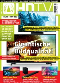 Titelbild der Ausgabe 4/2019 von HDTV Magazin. Diese Zeitschrift und viele weitere Audiomagazine, Filmmagazine und Fotozeitschriften als Abo oder epaper bei United Kiosk online kaufen.