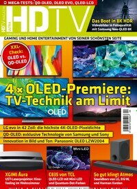 Titelbild der Ausgabe 4/2022 von HDTV Magazin. Diese Zeitschrift und viele weitere Audiomagazine, Filmmagazine und Fotozeitschriften als Abo oder epaper bei United Kiosk online kaufen.