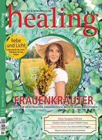 Titelbild der Ausgabe 2/2020 von healing. Diese Zeitschrift und viele weitere Elternzeitschriften und Tierzeitschriften als Abo oder epaper bei United Kiosk online kaufen.