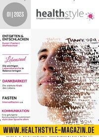 Titelbild der Ausgabe 1/2023 von healthstyle. Diese Zeitschrift und viele weitere Elternzeitschriften und Tierzeitschriften als Abo oder epaper bei United Kiosk online kaufen.