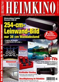 Titelbild der Ausgabe 3/2022 von Heimkino. Diese Zeitschrift und viele weitere Audiomagazine, Filmmagazine und Fotozeitschriften als Abo oder epaper bei United Kiosk online kaufen.