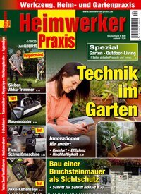 Titelbild der Ausgabe 4/2025 von Heimwerker Praxis. Diese Zeitschrift und viele weitere Gartenzeitschriften und Wohnzeitschriften als Abo oder epaper bei United Kiosk online kaufen.