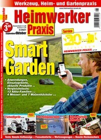 Titelbild der Ausgabe 5/2021 von Heimwerker Praxis. Diese Zeitschrift und viele weitere Gartenzeitschriften und Wohnzeitschriften als Abo oder epaper bei United Kiosk online kaufen.