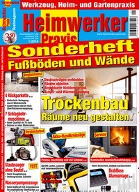 Titelbild der Ausgabe 1/2018 von Heimwerker Praxis Sonderheft Fußböden und Wände. Diese Zeitschrift und viele weitere Gartenzeitschriften und Wohnzeitschriften als Abo oder epaper bei United Kiosk online kaufen.