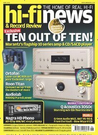 Titelbild der Ausgabe 6/2025 von hi-fi news. Diese Zeitschrift und viele weitere Audiomagazine, Filmmagazine und Fotozeitschriften als Abo oder epaper bei United Kiosk online kaufen.
