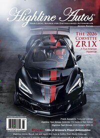 Titelbild der Ausgabe 5/2025 von Highline Autos. Diese Zeitschrift und viele weitere Automagazine und Motorradzeitschriften als Abo oder epaper bei United Kiosk online kaufen.