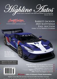 Titelbild der Ausgabe 6/2025 von Highline Autos. Diese Zeitschrift und viele weitere Automagazine und Motorradzeitschriften als Abo oder epaper bei United Kiosk online kaufen.