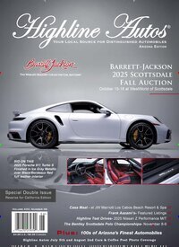 Titelbild der Ausgabe 7/2025 von Highline Autos. Diese Zeitschrift und viele weitere Automagazine und Motorradzeitschriften als Abo oder epaper bei United Kiosk online kaufen.