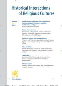 Titelbild der Ausgabe 1/2026 von Historical Interactions of Religious Cultures (HIReC). Diese Zeitschrift und viele weitere Kunstmagazine und Kulturmagazine als Abo oder epaper bei United Kiosk online kaufen.