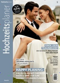 Titelbild der Ausgabe 1/2024 von Hochzeitsplaner. Diese Zeitschrift und viele weitere Modemagazine und DIY-Magazine als Abo oder epaper bei United Kiosk online kaufen.