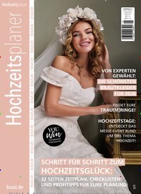 Titelbild der Ausgabe 1/2026 von Hochzeitsplaner. Diese Zeitschrift und viele weitere Modemagazine und DIY-Magazine als Abo oder epaper bei United Kiosk online kaufen.