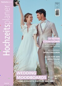 Titelbild der Ausgabe 2/2024 von Hochzeitsplaner. Diese Zeitschrift und viele weitere Modemagazine und DIY-Magazine als Abo oder epaper bei United Kiosk online kaufen.