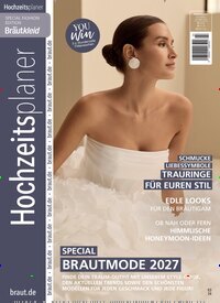 Titelbild der Ausgabe 3/2026 von Hochzeitsplaner. Diese Zeitschrift und viele weitere Modemagazine und DIY-Magazine als Abo oder epaper bei United Kiosk online kaufen.