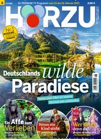 Titelbild der Ausgabe 6/2021 von HÖRZU. Diese Zeitschrift und viele weitere Programmzeitschriften als Abo oder epaper bei United Kiosk online kaufen.
