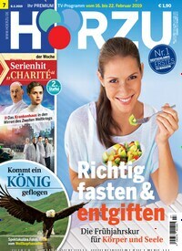 Titelbild der Ausgabe 7/2019 von HÖRZU. Diese Zeitschrift und viele weitere Programmzeitschriften als Abo oder epaper bei United Kiosk online kaufen.