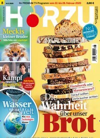 Titelbild der Ausgabe 8/2020 von HÖRZU. Diese Zeitschrift und viele weitere Programmzeitschriften als Abo oder epaper bei United Kiosk online kaufen.