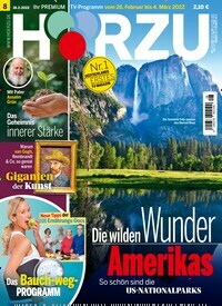 Titelbild der Ausgabe 8/2022 von HÖRZU. Diese Zeitschrift und viele weitere Programmzeitschriften als Abo oder epaper bei United Kiosk online kaufen.