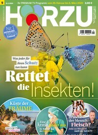 Titelbild der Ausgabe 9/2020 von HÖRZU. Diese Zeitschrift und viele weitere Programmzeitschriften als Abo oder epaper bei United Kiosk online kaufen.