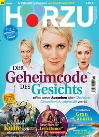 Titelbild der Ausgabe 10/2019 von HÖRZU. Diese Zeitschrift und viele weitere Programmzeitschriften als Abo oder epaper bei United Kiosk online kaufen.