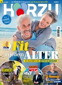 Titelbild der Ausgabe 11/2022 von HÖRZU. Diese Zeitschrift und viele weitere Programmzeitschriften als Abo oder epaper bei United Kiosk online kaufen.