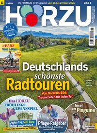 Titelbild der Ausgabe 11/2026 von HÖRZU. Diese Zeitschrift und viele weitere Programmzeitschriften als Abo oder epaper bei United Kiosk online kaufen.