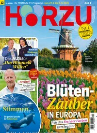 Titelbild der Ausgabe 12/2021 von HÖRZU. Diese Zeitschrift und viele weitere Programmzeitschriften als Abo oder epaper bei United Kiosk online kaufen.
