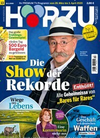 Titelbild der Ausgabe 13/2020 von HÖRZU. Diese Zeitschrift und viele weitere Programmzeitschriften als Abo oder epaper bei United Kiosk online kaufen.