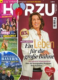 Titelbild der Ausgabe 18/2026 von HÖRZU. Diese Zeitschrift und viele weitere Programmzeitschriften als Abo oder epaper bei United Kiosk online kaufen.
