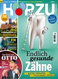 Titelbild der Ausgabe 20/2022 von HÖRZU. Diese Zeitschrift und viele weitere Programmzeitschriften als Abo oder epaper bei United Kiosk online kaufen.
