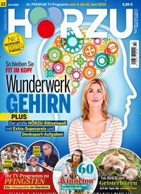 Titelbild der Ausgabe 22/2022 von HÖRZU. Diese Zeitschrift und viele weitere Programmzeitschriften als Abo oder epaper bei United Kiosk online kaufen.