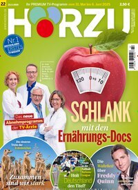 Titelbild der Ausgabe 22/2025 von HÖRZU. Diese Zeitschrift und viele weitere Programmzeitschriften als Abo oder epaper bei United Kiosk online kaufen.