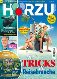 Titelbild der Ausgabe 24/2023 von HÖRZU. Diese Zeitschrift und viele weitere Programmzeitschriften als Abo oder epaper bei United Kiosk online kaufen.