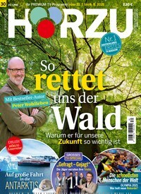 Titelbild der Ausgabe 30/2021 von HÖRZU. Diese Zeitschrift und viele weitere Programmzeitschriften als Abo oder epaper bei United Kiosk online kaufen.