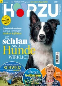 Titelbild der Ausgabe 31/2019 von HÖRZU. Diese Zeitschrift und viele weitere Programmzeitschriften als Abo oder epaper bei United Kiosk online kaufen.