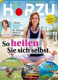 Titelbild der Ausgabe 31/2021 von HÖRZU. Diese Zeitschrift und viele weitere Programmzeitschriften als Abo oder epaper bei United Kiosk online kaufen.