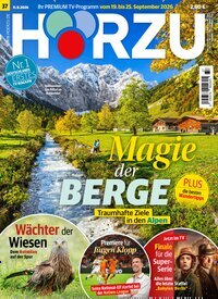 Titelbild der Ausgabe 37/2026 von HÖRZU. Diese Zeitschrift und viele weitere Programmzeitschriften als Abo oder epaper bei United Kiosk online kaufen.
