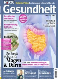 Titelbild der Ausgabe 4/2019 von Hörzu Gesundheit. Diese Zeitschrift und viele weitere Elternzeitschriften und Tierzeitschriften als Abo oder epaper bei United Kiosk online kaufen.