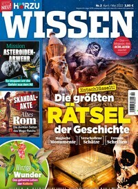 Titelbild der Ausgabe 2/2022 von HÖRZU Wissen. Diese Zeitschrift und viele weitere Reisemagazine, Freizeitmagazine und Wissensmagazine als Abo oder epaper bei United Kiosk online kaufen.