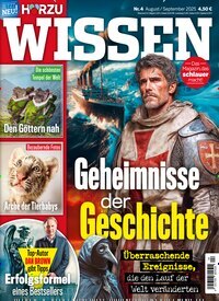 Titelbild der Ausgabe 4/2025 von HÖRZU Wissen. Diese Zeitschrift und viele weitere Reisemagazine, Freizeitmagazine und Wissensmagazine als Abo oder epaper bei United Kiosk online kaufen.