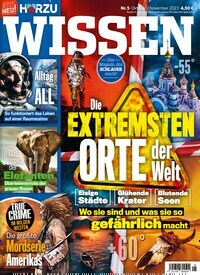 Titelbild der Ausgabe 5/2023 von HÖRZU Wissen. Diese Zeitschrift und viele weitere Reisemagazine, Freizeitmagazine und Wissensmagazine als Abo oder epaper bei United Kiosk online kaufen.