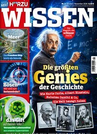 Titelbild der Ausgabe 5/2026 von HÖRZU Wissen. Diese Zeitschrift und viele weitere Reisemagazine, Freizeitmagazine und Wissensmagazine als Abo oder epaper bei United Kiosk online kaufen.