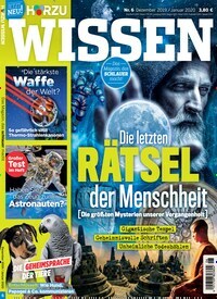 Titelbild der Ausgabe 6/2019 von HÖRZU Wissen. Diese Zeitschrift und viele weitere Reisemagazine, Freizeitmagazine und Wissensmagazine als Abo oder epaper bei United Kiosk online kaufen.