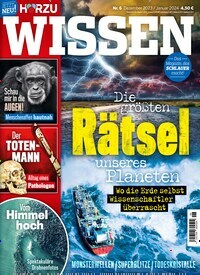 Titelbild der Ausgabe 6/2023 von HÖRZU Wissen. Diese Zeitschrift und viele weitere Reisemagazine, Freizeitmagazine und Wissensmagazine als Abo oder epaper bei United Kiosk online kaufen.