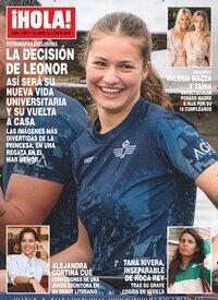 Titelbild der Ausgabe 17/2026 von Hola. Diese Zeitschrift und viele weitere Lifestylemagazine und Peoplemagazine als Abo oder epaper bei United Kiosk online kaufen.